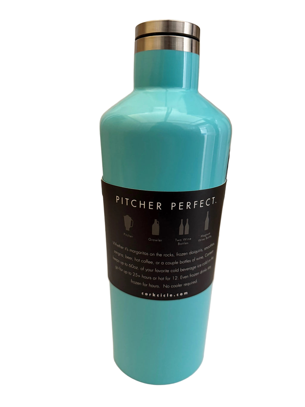 CORKCICLE Termoflaske Turquoise, ca. 1,75 liter Termos