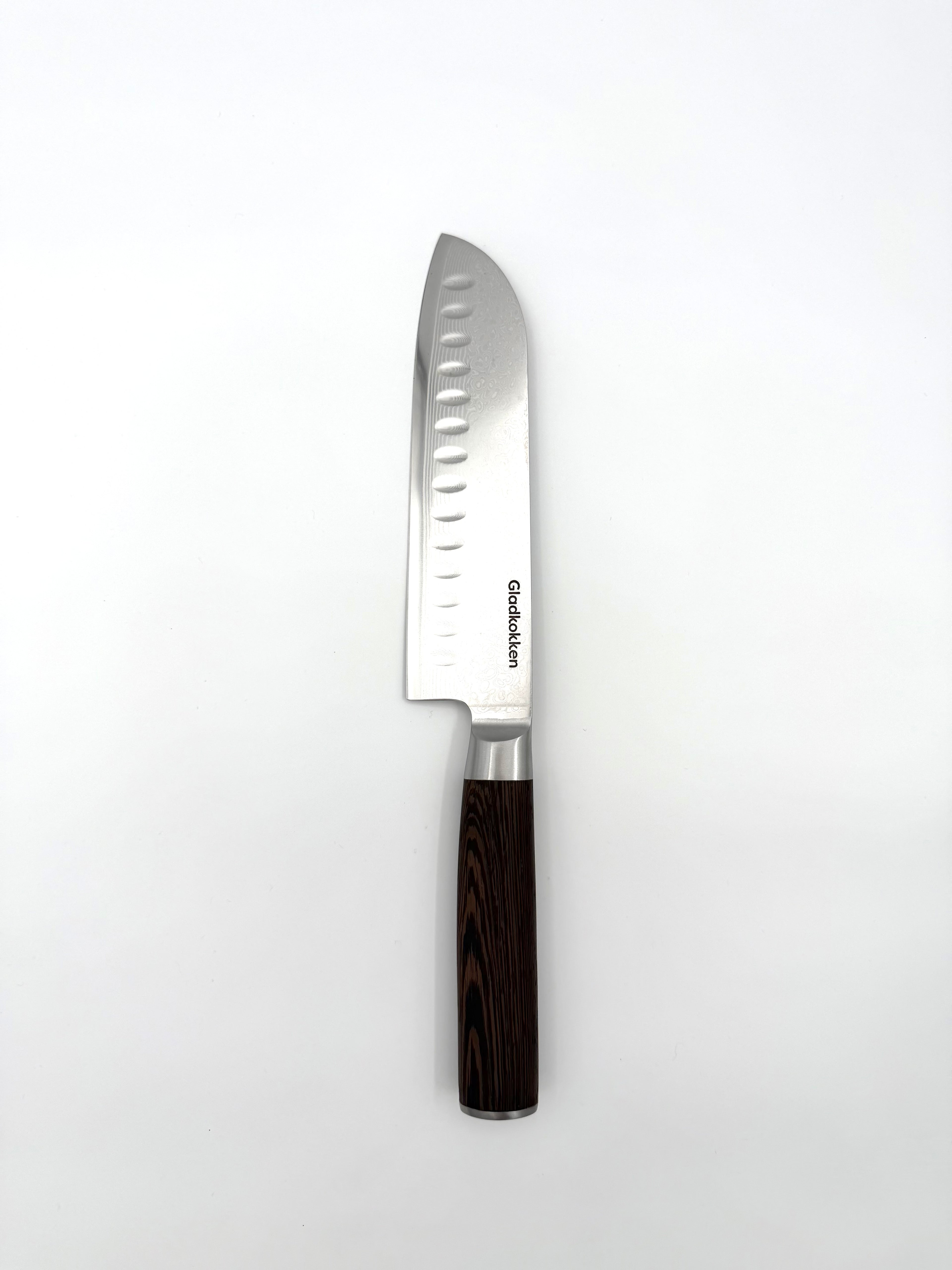 Gladkokken Damaskus Santokukniv 18 cm
